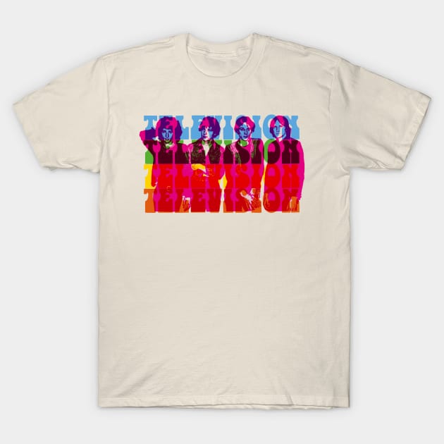 television cmyk graphic T-Shirt by HAPPY TRIP PRESS